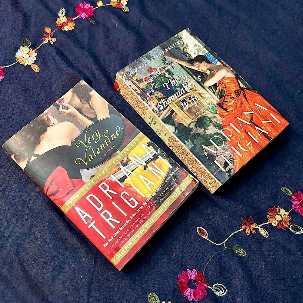 Adriana Trigiani Book Set - Very Valentine & The Shoemaker’s Wife Novel Duo